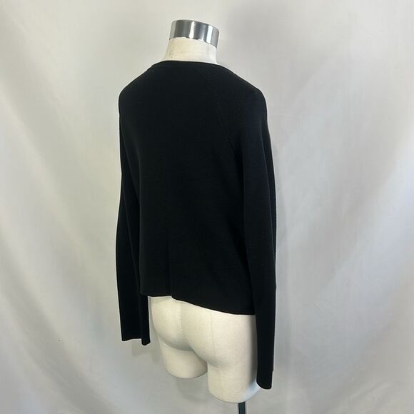 Black Zip Cardigan Eileen Fisher - Picture 4 of 6